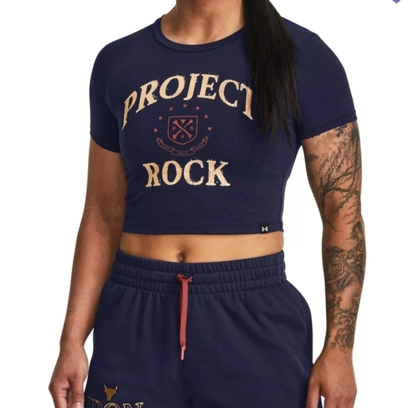 Under Armour Project Rock Arena Baby T-Shirt, Med - Picture 1 of 12
